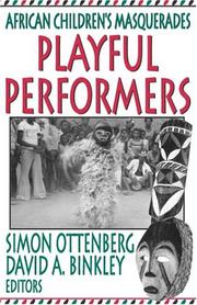 Playful performers : African children's masquerades