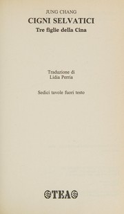 Cover of: Cigni Servatici (Italian Edition) by Jung Chang