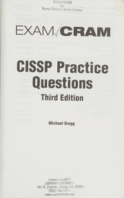 Cover of: CISSP Practice Questions Exam Cram