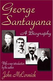 Cover of: George Santayana: A Biography