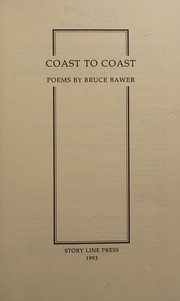 Cover of: Coast to coast: poems