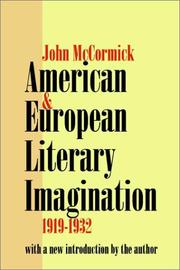 Cover of: American & European literary imagination, 1919-1932