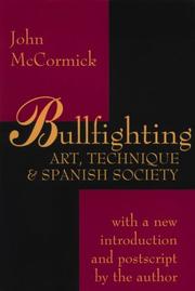 Cover of: Bullfighting: Art, Technique, and Spanish Society