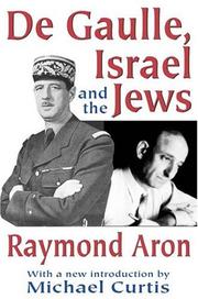 Cover of: De Gaulle, Israel and the Jews
