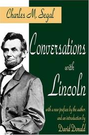 Cover of: Conversations with Lincoln by Abraham Lincoln