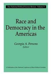 Cover of: Race and Democracy in the Americas (National Political Science Review)
