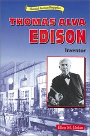 Cover of: Thomas Alva Edison: inventor