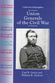 Cover of: Union generals of the Civil War