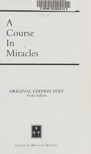 Cover of: Course in Miracles: Original Edition Text