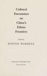 Cultural Encounter China's Ethnic by Harrell