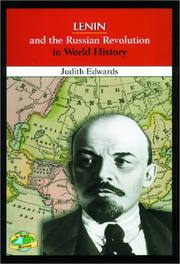 Cover of: Lenin and the Russian revolution in world history