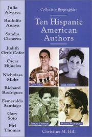 Cover of: Ten Hispanic American authors