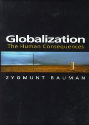 Cover of: Globalization: the human consequences