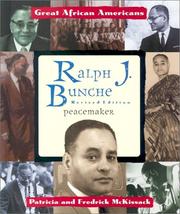 Cover of: Ralph J. Bunche: peacemaker