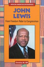 Cover of: John Lewis: from freedom rider to Congressman