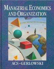 Managerial economics and organization