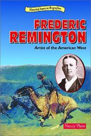 Cover of: Frederic Remington: Artist of the American West (Historical American Biographies)
