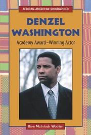 Cover of: Denzel Washington: Academy award-winning actor