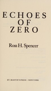 Cover of: Echoes of Zero