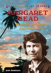 Cover of: Margaret Mead: pioneer of social anthropology