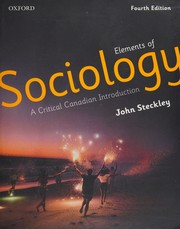 Elements of Sociology by John Steckley, Guy Kirby Letts