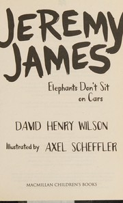 Cover of: Elephants Don't Sit on Cars