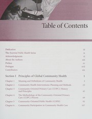 Cover of: Essentials of global community health by Jaime Gofin