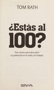 Cover of: Estás Al 100?
