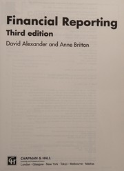 Cover of: Financial reporting