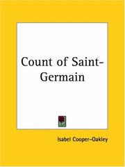 The Count of Saint Germain by Isabel Cooper-Oakley