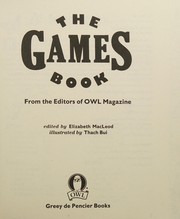 Cover of: The Games Book