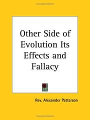 Cover of: Other Side of Evolution Its Effects and Fallacy
