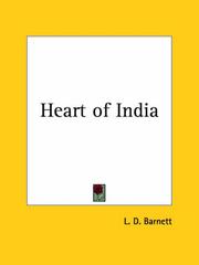 Cover of: Heart of India by Lionel D. Barnett