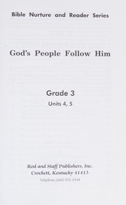 Cover of: God's People Follow Him: Units 4, 5