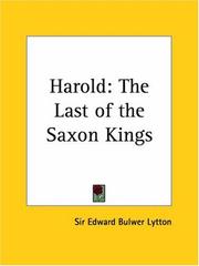 Cover of: Harold: the last of the Saxon kings