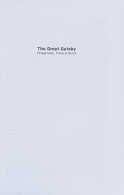 Cover of: The Great Gatsby Fitzgerald, Francis Scott by F. Scott Fitzgerald