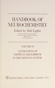Cover of: Handbook of neurochemistry