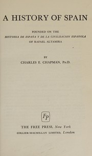 Cover of: A HISTORY OF SPAIN