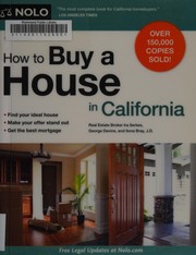 Cover of: How to buy a house in California by Ira Serkes