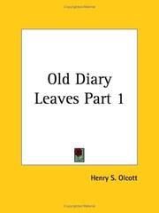 Cover of: Old Diary Leaves, Part 1