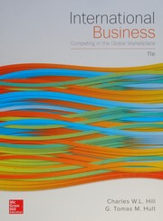 Cover of: International Business by Charles W. L. Hill, G. Tomas M. Hult