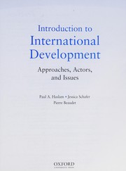 Cover of: Introduction to international development