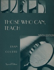 Cover of: Those Who Can, Teach, Custom Publication