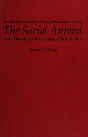 Cover of: Social Animal 7e/Im & Test Que: Video Image D