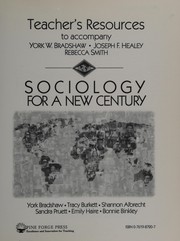 Cover of: Sociology for a New Century