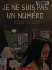 Cover of: Je Ne Suis Pas un Numéro