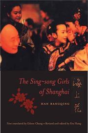 Cover of: The Sing-song Girls of Shanghai (Weatherhead Books on Asia)