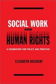 Cover of: Social Work and Human Rights