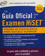 Guia Oficial Del Examen HiSET by Educational Testing Service