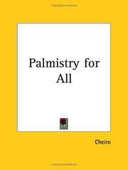 Cover of: Palmistry for All